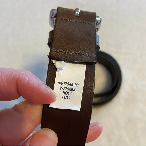 GAP Women’s Brown Faux Leather Belt Classic Capsule Minimalist - Picture 2 of 4